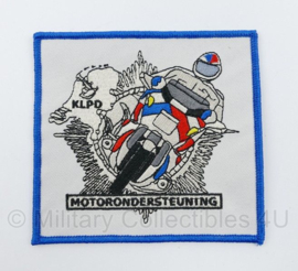 KLPD Motorondersteuning embleem - 11,5 x 11 cm -  nieuw gemaakt