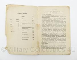 KL Nederlandse leger Chef van den Generalen Staf Voorlopig Exercitiereglement voor de Infanterie 7 augustus 1946 - origineel
