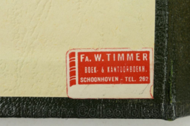 WO2 leeg fotoalbum fa. W. Timmer Schoonhoven  - 31 x 1½ x 23 cm - origineel
