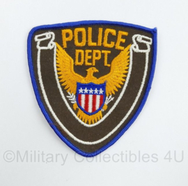 Amerikaanse Politie embleem American Police Dept. patch - 10,5 x 10 cm - origineel