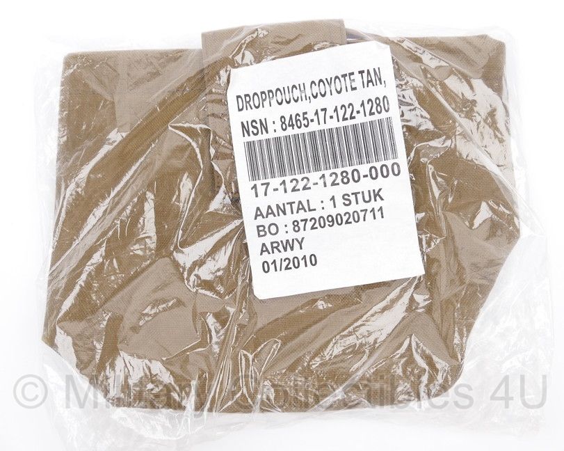 KL Droppouch Coyote Tan - Nieuw in verpakking - 26 x 21 cm - origineel