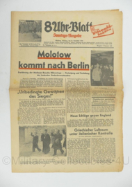 WO2 Duitse krant 8 Uhr Blatt Sonntags Ausgabe 30 september 1940 - 47 x 32 cm - origineel
