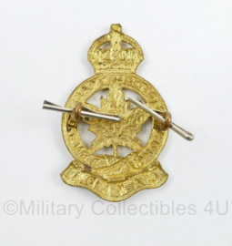 Canadese WO2 cap badge Royal Montreal Regiment of Canada - Kings Crown - 4,5 x 3 cm - origineel