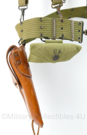 WO2 US Army MP uitrusting set - originele pistol belt en suspenders en de rest replica