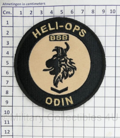 BSB Brigade Speciale Beveiligingsopdrachten Heli-OPS Odin embleem met klittenband - diameter 9 cm
