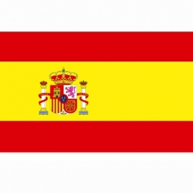 Vlag Spanje - Polyester -  1 x 1,5 meter
