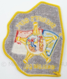 US Sheriffs Department Onslow Co embleem - afmeting 9 x 11,5 cm - origineel