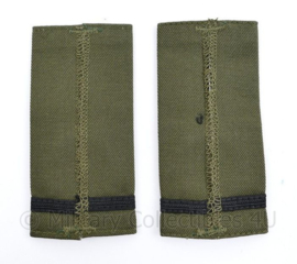 Korps Mariniers GVT epauletten - Adjudant der Mariniers  - 11  x 5 cm - origineel