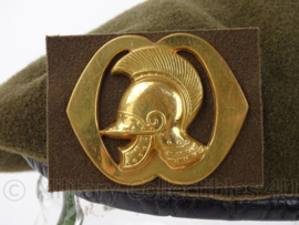KL Koninklijke Landmacht baret met insigne "Genie" - vorig model - maat 57 cm. - origineel