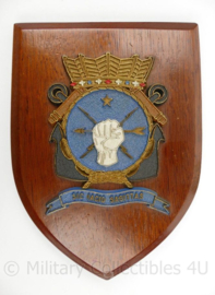 KM Koninklijke Marine wandbord Hr. Ms. Soemba - 19 x 14 x 1½ cm - origineel