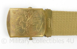 KL Korps Mobiele Colonnes broekriem met gravure - 130 cm lang - origineel