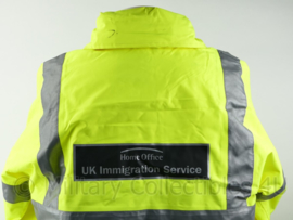 Britse UK Immigration Service Reflecterende jas met ondervest - maat XL - licht gedragen - origineel