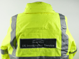 Britse UK Immigration Service Reflecterende jas met ondervest - maat Small - licht gedragen - origineel