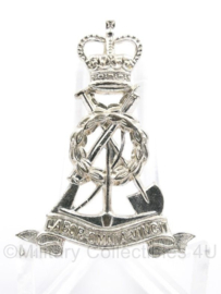 Naoorlogse Britse Royal Pioneer Corps cap badge Labor Omnia Vinci - 4 x 3 cm - origineel