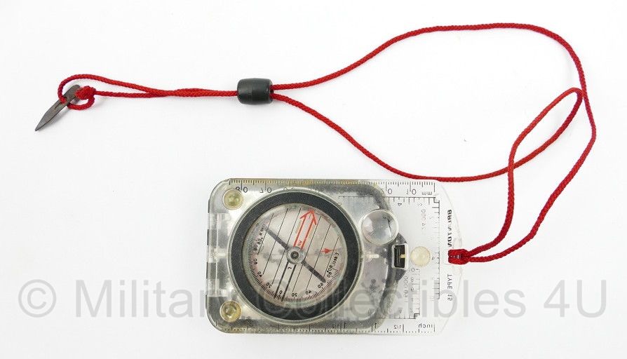 Brunton type 15 kompas gebruikt - 12 x 7 cm - origineel