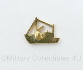 Vissersboot speld - 2 x 1,5 cm - origineel