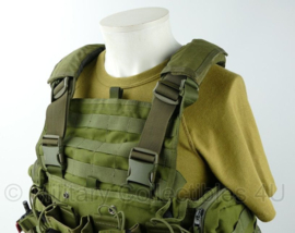 TT Tasmanian Tiger Chest Rig met backpanel, tourniquet, admin pouch en double pistol pouch - licht gedragen - origineel