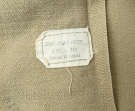 US Army tropical khaki Tan Utility shirt and trouser - 1976 1e model KCT desert set - origineel