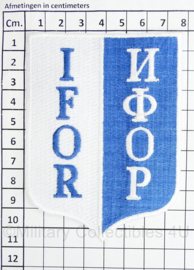 IFOR embleem  ИФОР - 10,5 x 7,5 cm - origineel