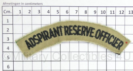 KM Koninklijke Marine Aspirant reserve officier straatnaam - 12 x 2 cm - origineel