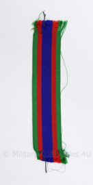 Canadian Voluntuur Service medal medaille lint - originele afmeting! 0 15 x 3,5 cm - origineel