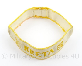 WO2 Duitse Kreta armband - van uniform verwijderd - afmeting 18,5 x 3,5 cm - origineel