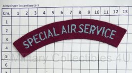 British Army shoulder title ENKEL SAS Special Air Service - 13 x 4 cm - origineel