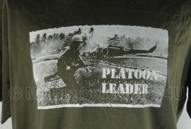 T shirt Platoon Leader - groen