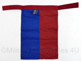 Nederlands leger halsdoek 11 Bevoorradingscompagnie - rood/blauw -  origineel