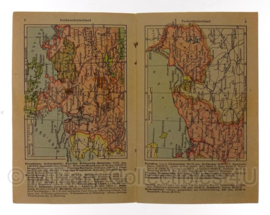 WO2 Duitse Rüter Taschen-Atlas - origineel