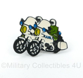 Politie motoragenten speld - 3 x 2 cm - origineel