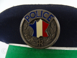 Franse Politie pet met speciale groene rand - maat 56 - maker: Bidermann - origineel