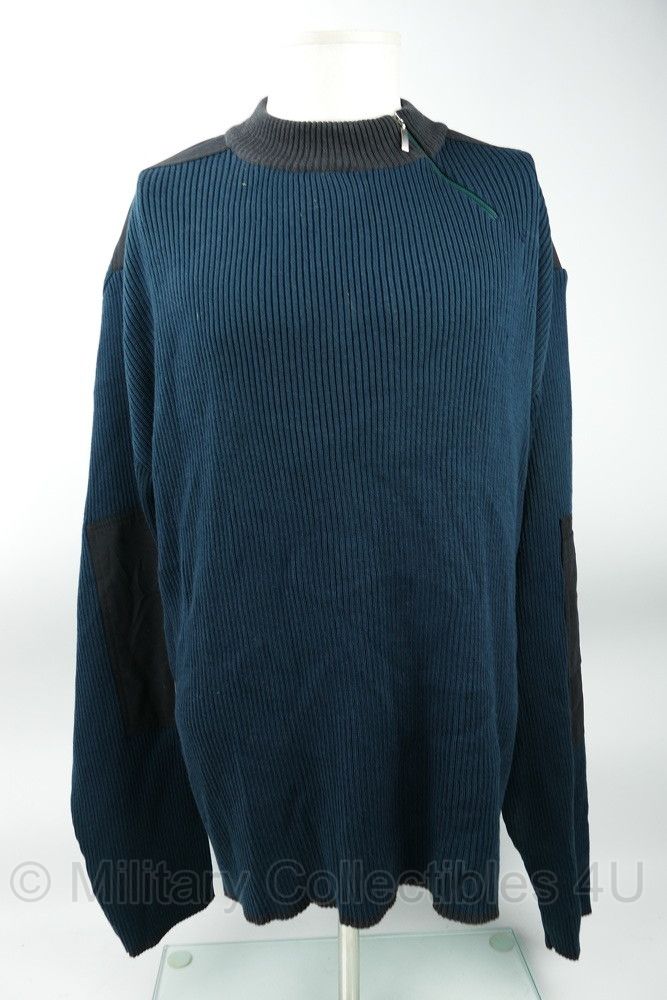 Douane sweater speciaal model met schuine rits - maat 3XL - licht gedragen - origineel