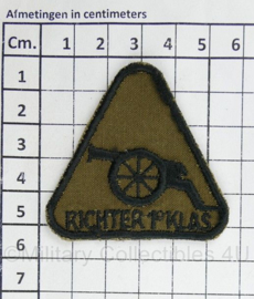 Defensie embleem Richter 1e klas - 5,5 x 5,5 cm - origineel