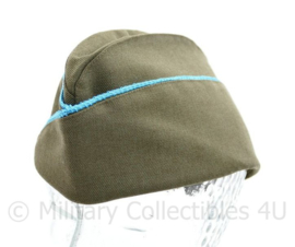 Overseas cap Garrison cap met blauwe bies - US infantry & US Airborne schuitje - maat 57 tm. 60 cm