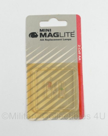 Mini MagLite Replacement Lamps AA 2-Cell AA - nieuw in verpakking - origineel