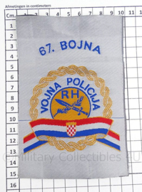 Kroatische Politie embleem 67.bojna  - "vojna policija" - origineel