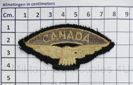 Canada mouw embleem - 7,5 x 3,5  cm - origineel