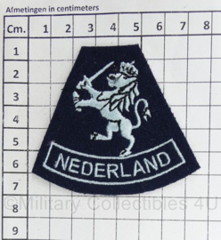 KLU Koninklijke Luchtmacht mouwleeuw NEDERLAND - 7,5 x 6,5 cm