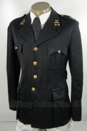 Vintage Nederlandse leger brandweer uniform jas Brandweer Den Haag  - maat 48 - origineel