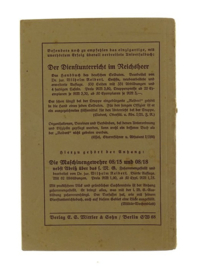 WO2 Duits handboek schutzenzug und kompanie im gefecht - 1934 - origineel