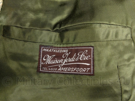 KL Koninklijke Landmacht DT officiers uniform jas met embroidered insignes "menno van Coehoorn" - 1955 - maat 50 - origineel