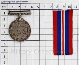 WO2 Britse War Medal 1939 1945 - 5 x 4 cm - origineel