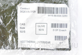Britse leger Vest Thermal Underwear Olive - nieuw - maat Small of Medium - origineel