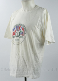 T-shirt Allied Ground Combat Force Turkey Iraq 1991 - maat Extra Large - gedragen - origineel