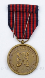 Belgische oorlogvrijwilliger 1940-1945 medaille - origineel