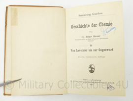 Sammlung Göschen Geschichte der Chemie 1915 - 16 x 11 x ½ cm - origineel