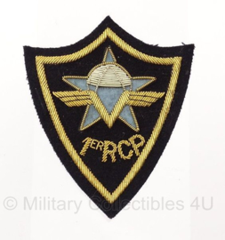Frans leger 1er RCP Parachutisten regiment embleem van metaaldraad- 8,5 x 9,5 cm - origineel
