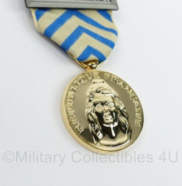 Franse medaille - Medaille de reconnaissance de la - 9 x 4 cm - origineel