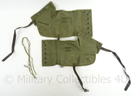 US Gaiters Olive Drab groen - US Tweedie kort Mountain troop model - maat MEDIUM - Ongebruikt - origineel